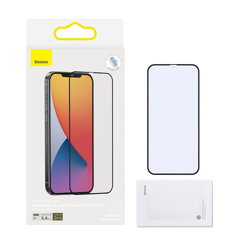0.23mm Non cassé Edge plein écran Courbé Anti Bleu Lumière trempée