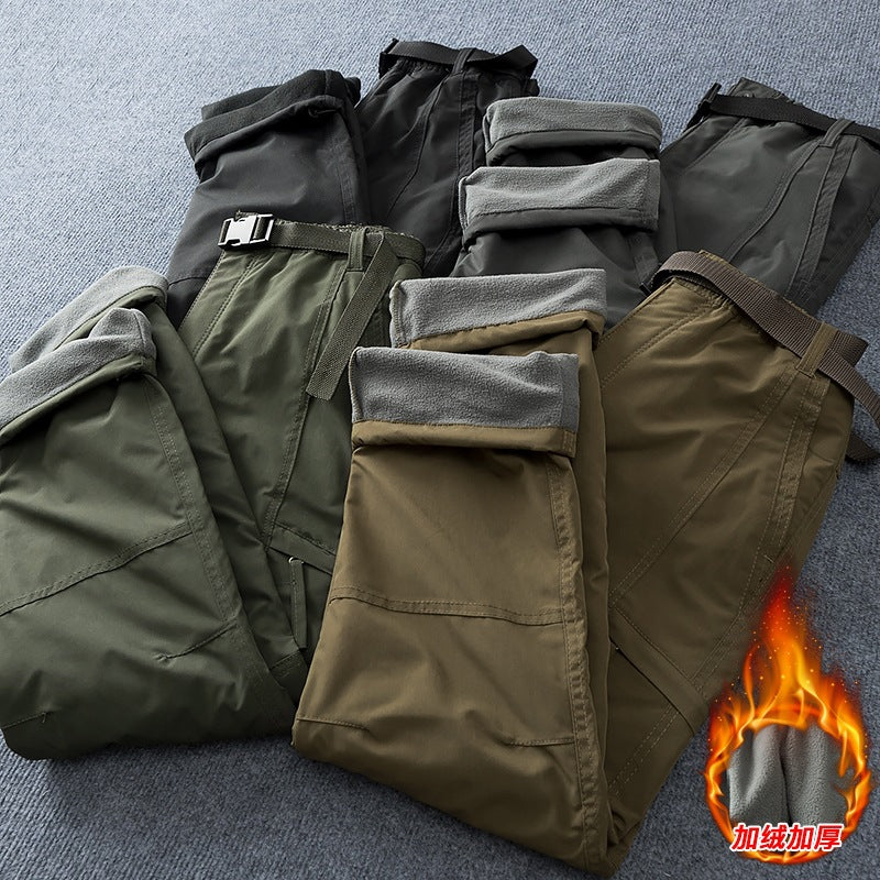 Pare-brise Pantalon moto homme automne et hiver chaud imperméable tapisserie Thi