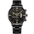 Calendrier Montres en acier Montres en quartz pour hommes