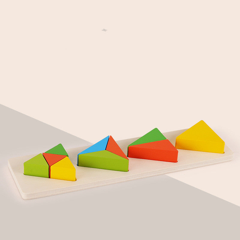 Ensembles d'éducation de la petite enfance de colonne Baby Geometric Intelligence Conseil de la forme