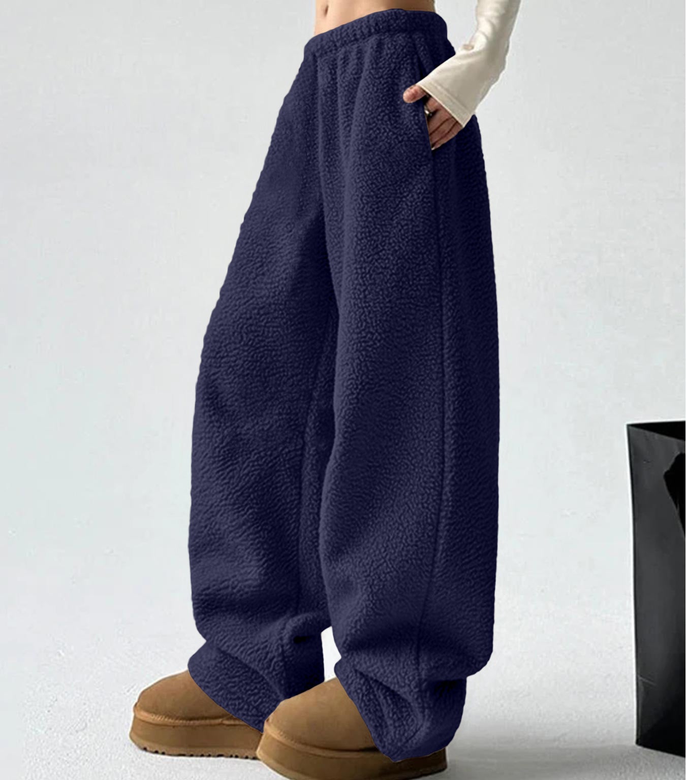 European And American Amazon Hot-Selling Automne et mode d'hiver Pantalon casual couleur solide