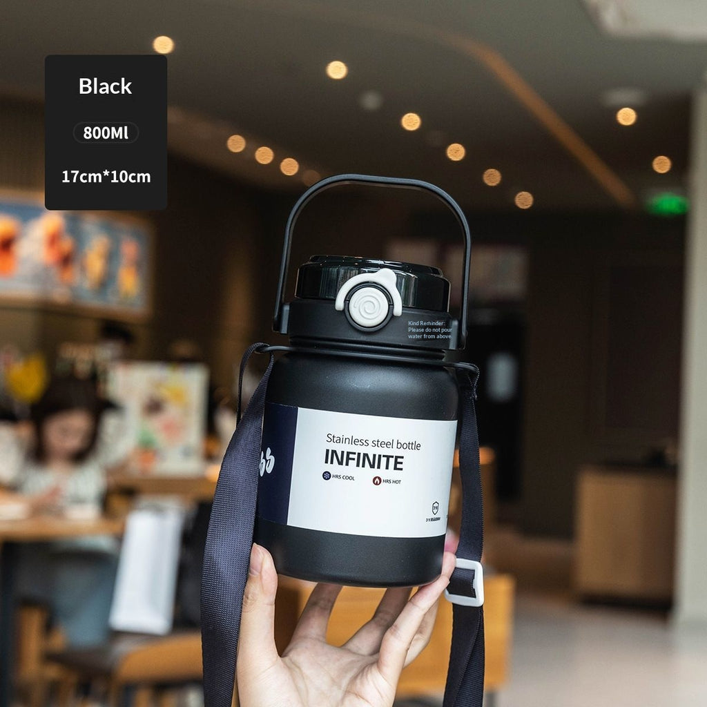 Large capacity thermal water bottle