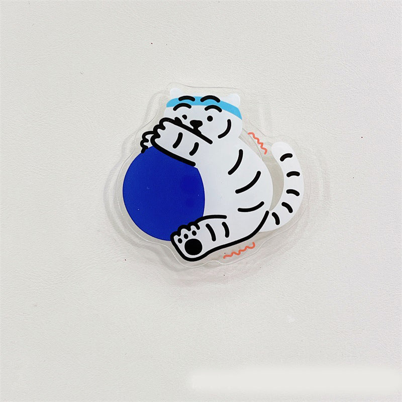 Support de téléphone portable portable Tiger cartoon mignon