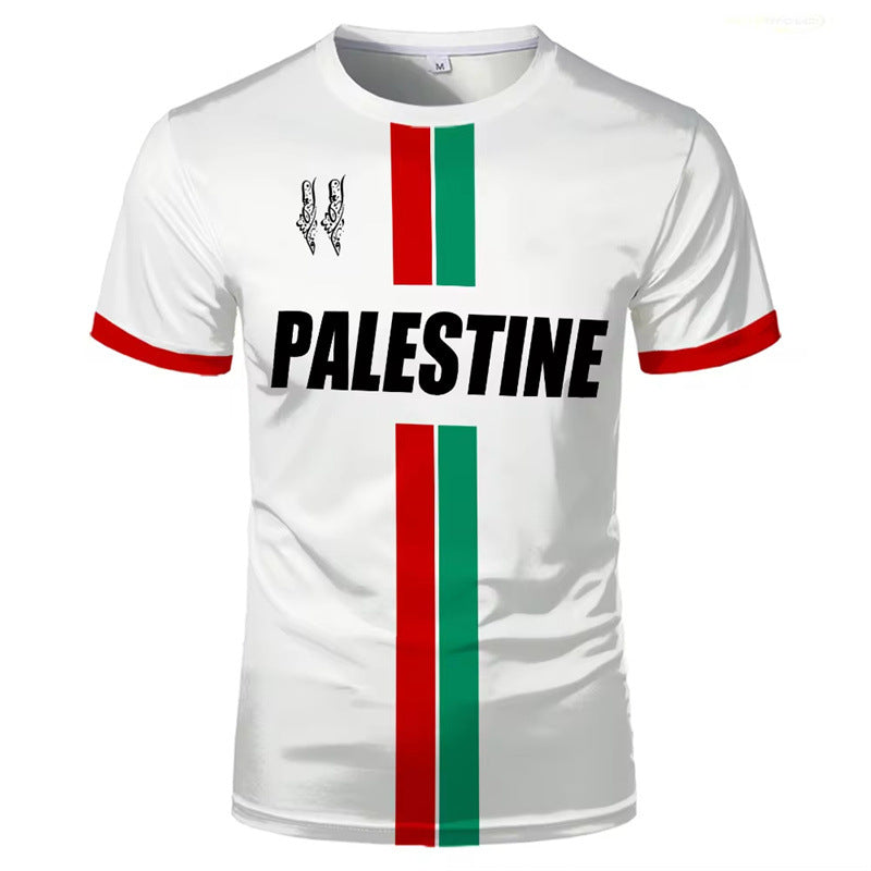 T-shirt de football imprimé 3D