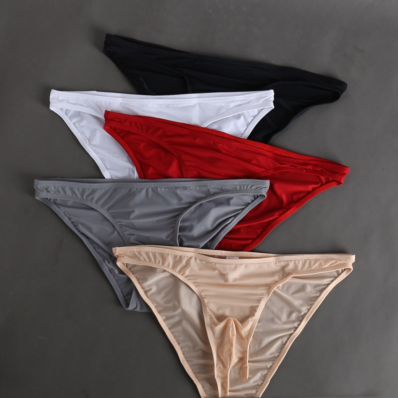 Sous-vêtements respirants pour Triangle hommes transparents à basse taille