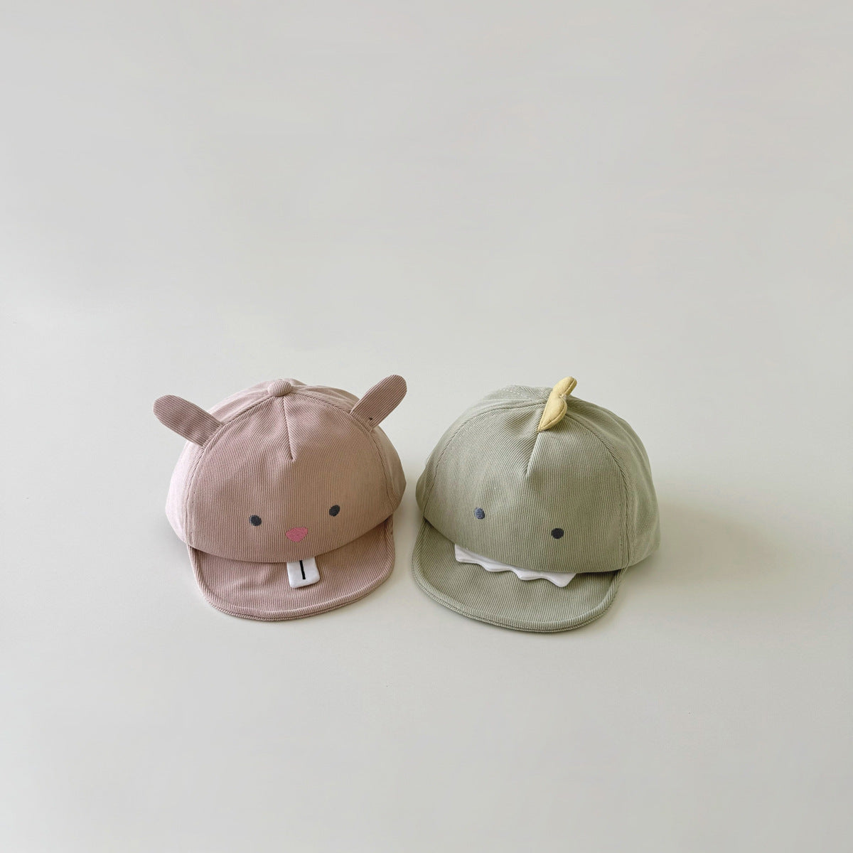 Chapeau de snapback d'animaux de dessin animé souple pour bébés garçons et filles