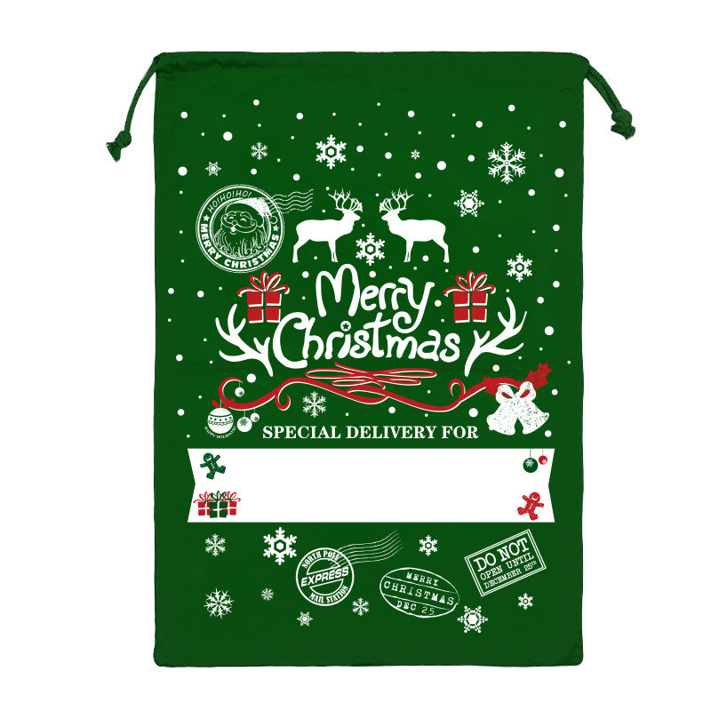 Sac en toile de Noël