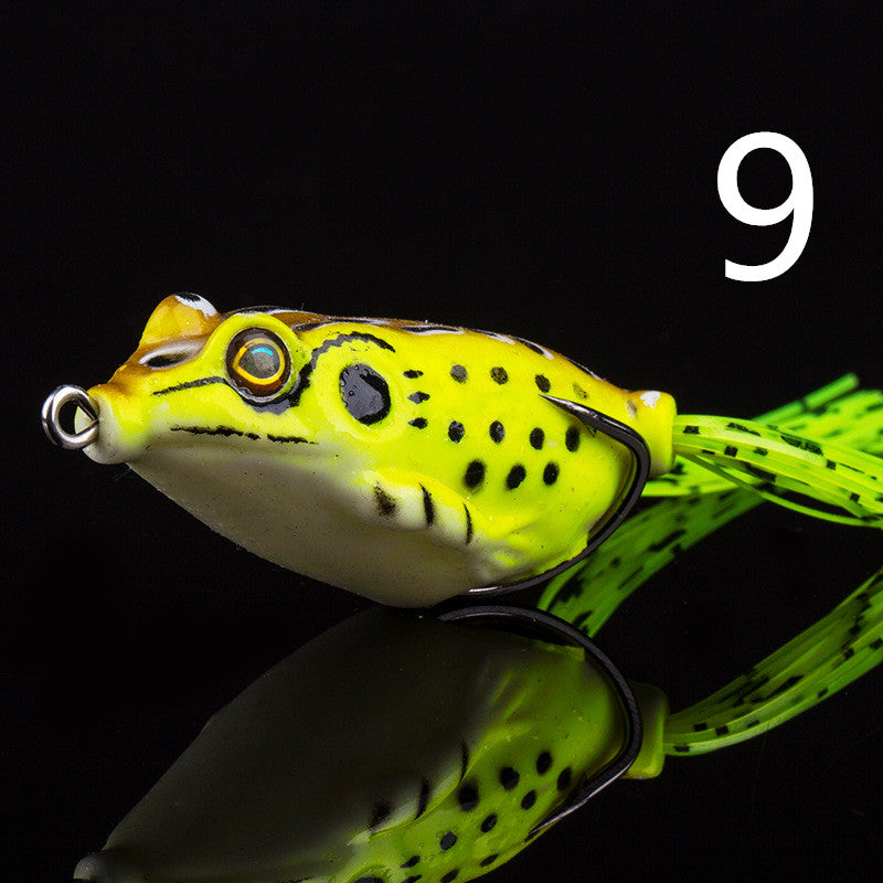Bionic Thunder grenouille oeuf grenouille noir costume haute carbone acier crochet double