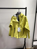 Veste de brise-vent imperméable à capuche légère pour hommes résistant au vent