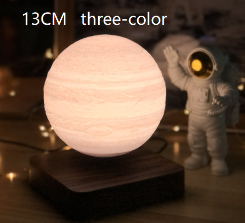 Lampe de table magnétique Lune Lumière impression 3D Planète Lumière de nuit
