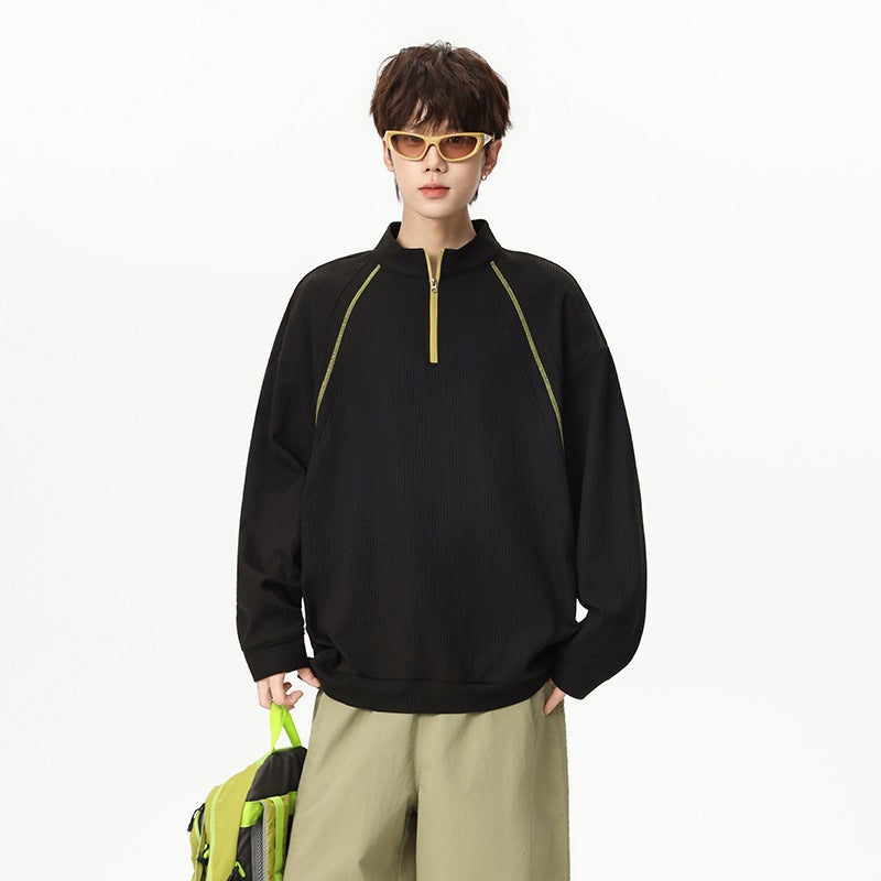 Sweat-shirt casual à manches longues pour hommes