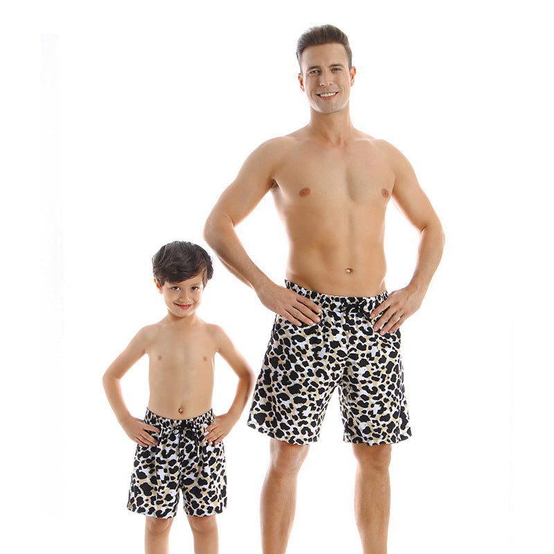 Style Parent Maillot de bain enfant Séchage rapide Pantalons de plage