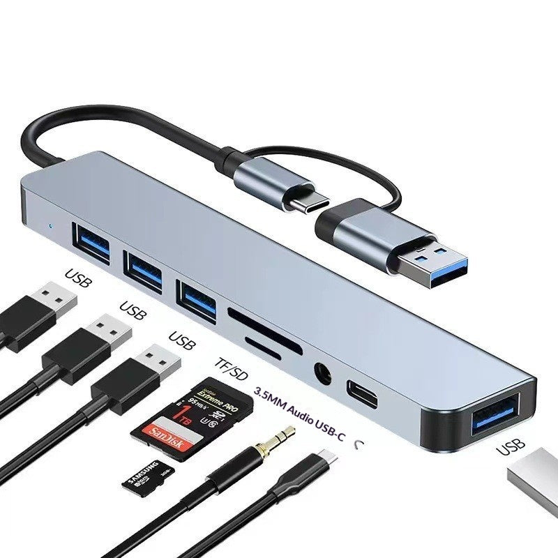 Extendeur d'ordinateur portable 8-en-1 à double tête multifonctions