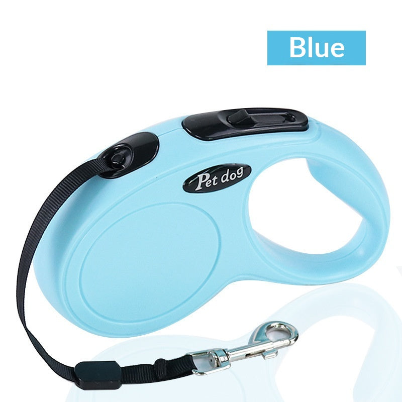 Pet Supplies New-Style Automatic Retractable Anti-Pull Dog Leash with Elastic Traction Rop
