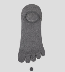 Chaussettes de bateau respirantes à cinq doigts en coton Modal