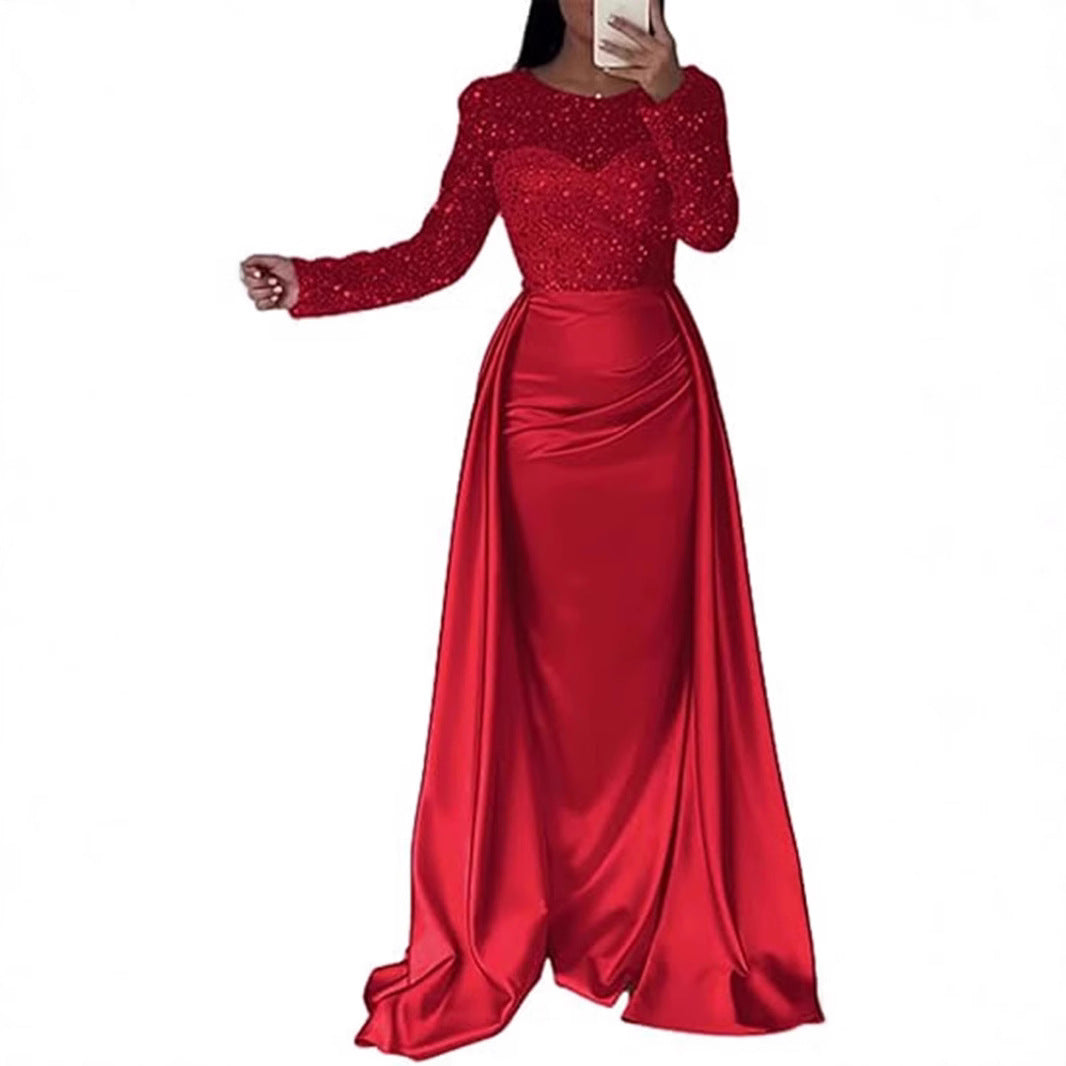 L'éblouissant Sequin Reine Sequin Gowns du soir