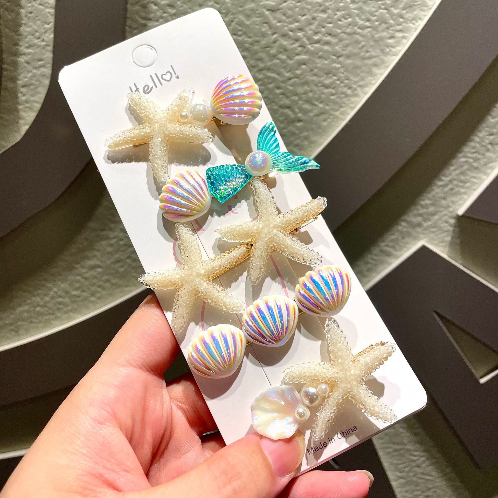 Hairpin de coquillage Starfish pour les enfants