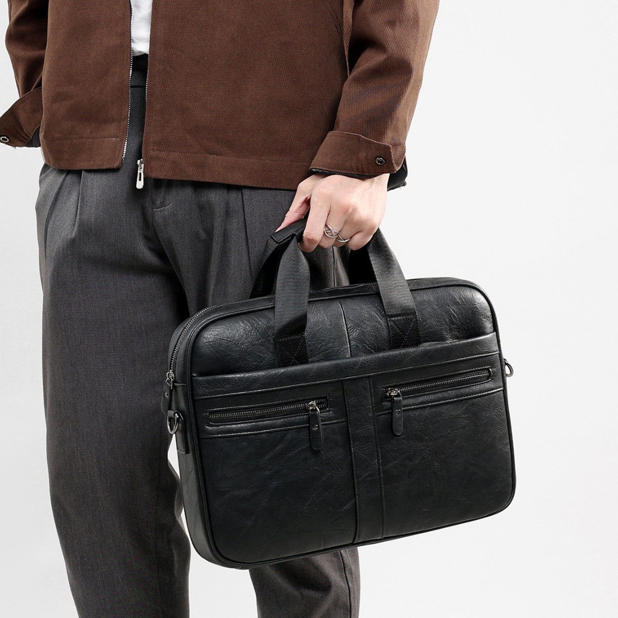 Porte-monnaie Retro Crazy Horse pour hommes