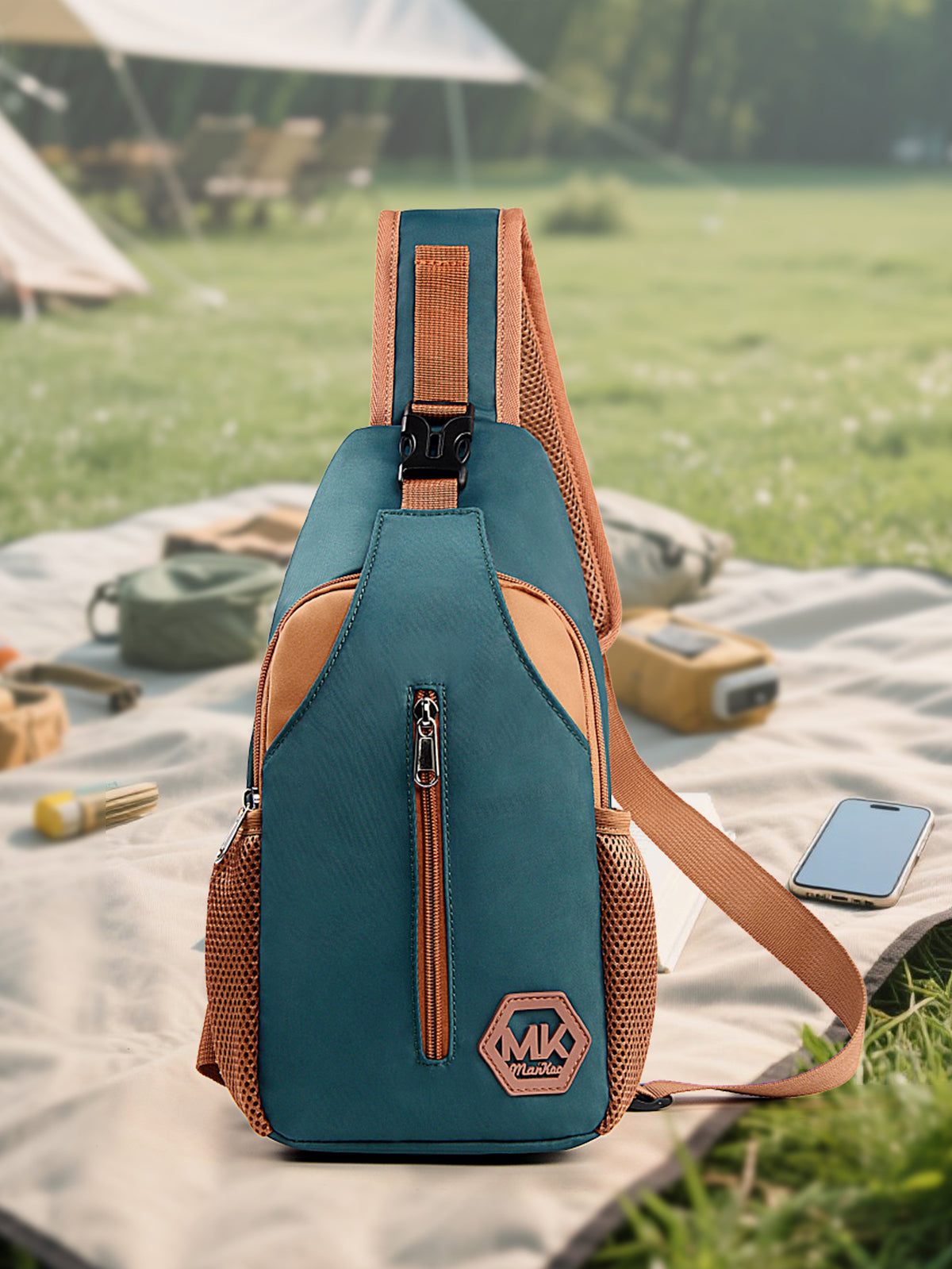Sac Crossbody résistant à l'usure Sac à la mode de style coréen Outdoor Casual Chest Pack