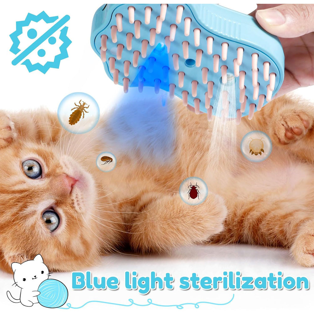 Brosse de chat à vapeur rechargeable