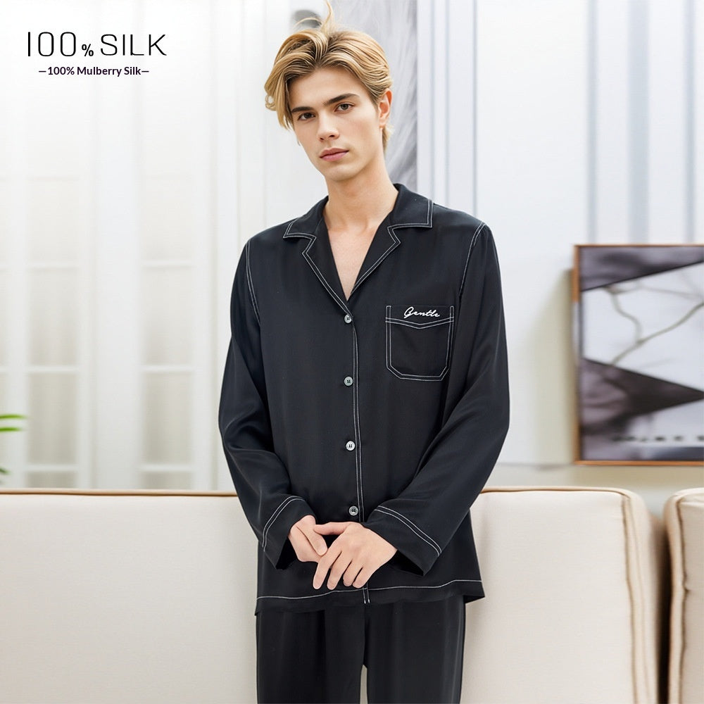 Mumi Pajamas en soie lourde pour les hommes