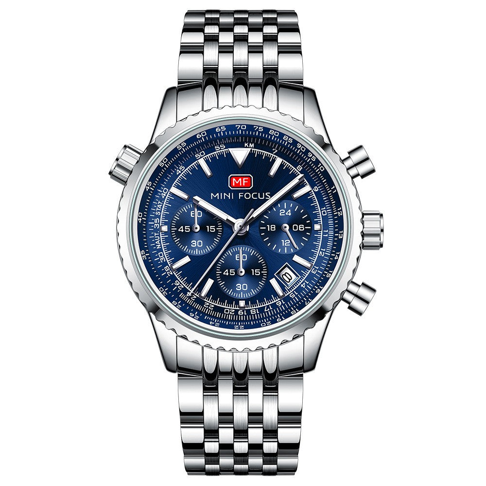 Fashion Homme Montre Multifonctionnelle Quartz