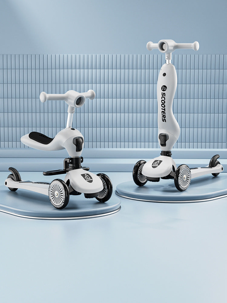 Scooter bébé peut s'asseoir pousser ou glisser