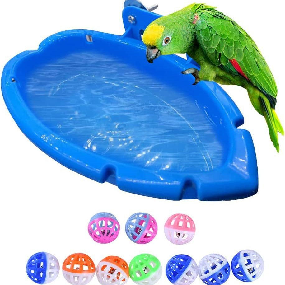 Baignoire multifonctionnelle pour oiseaux