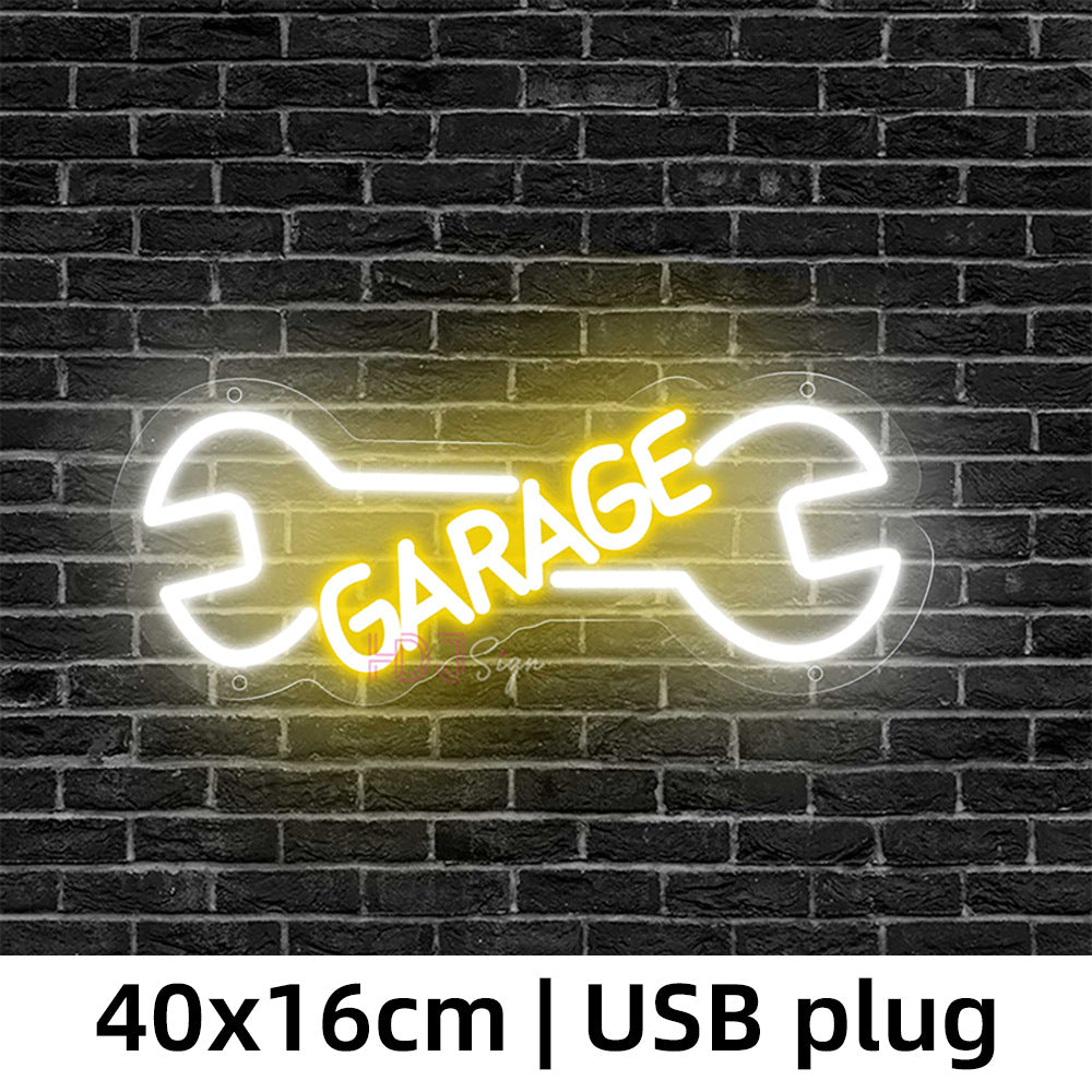 Réparation de voiture de moteur Image personnalisée LED Décoration