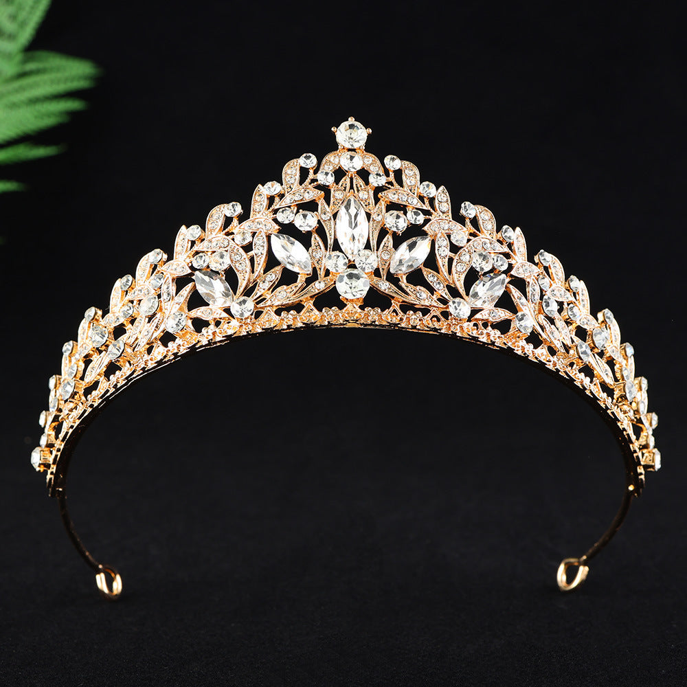 Alliage Strass Princesse Anniversaire Couronne Photo Studio Cheveux Accessoire