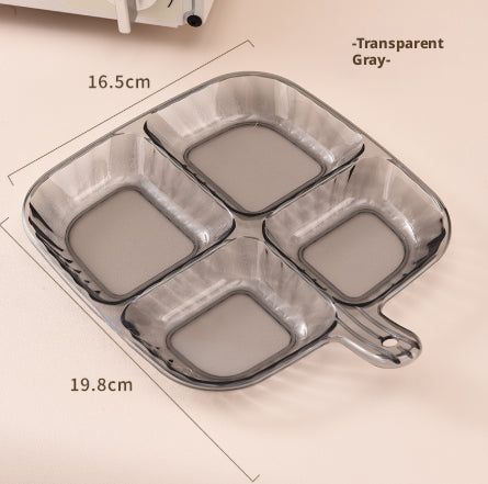 Divisé côté plat-gray-1 pièce