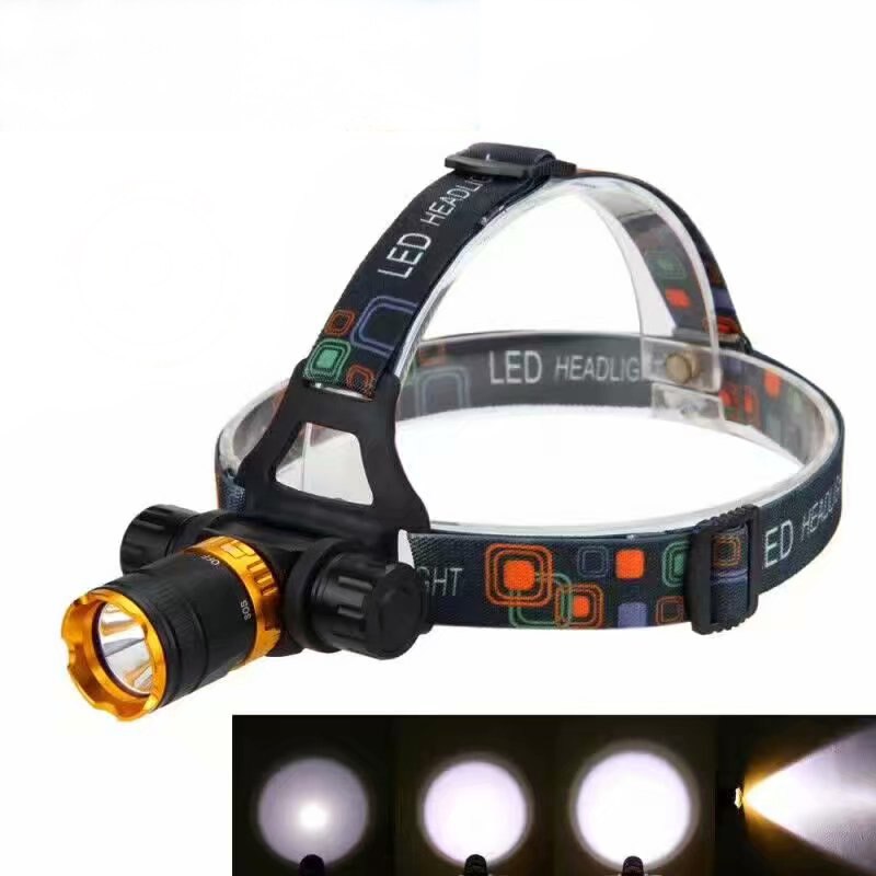 Lumière forte T6 Plongée phare Magnétique Interrupteur Phare étanche