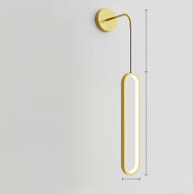 Modern Minimalist Bedside Lampe Murale Salon Mural Ampoule Nordique Internet Célébrité