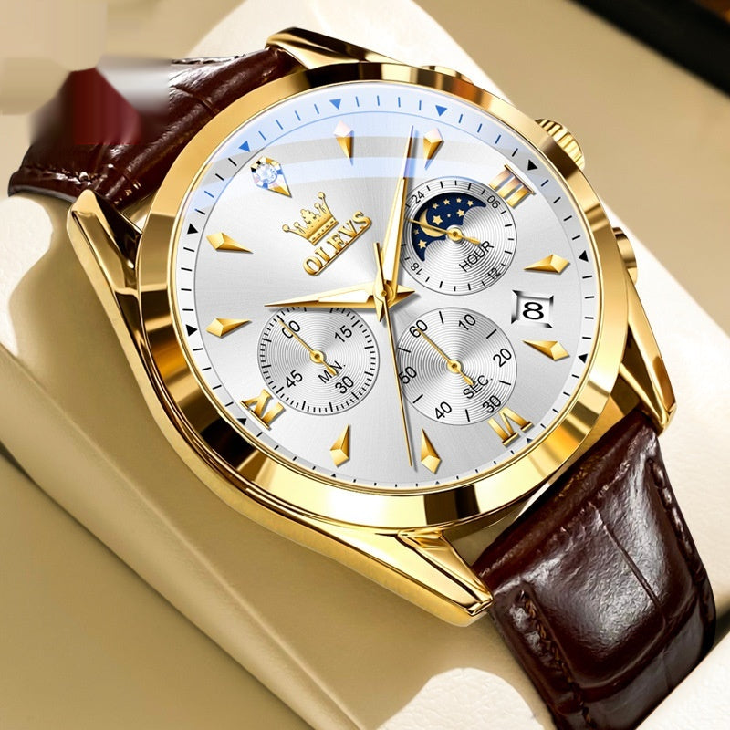 Montre de mode multifonctionnelle pour les hommes