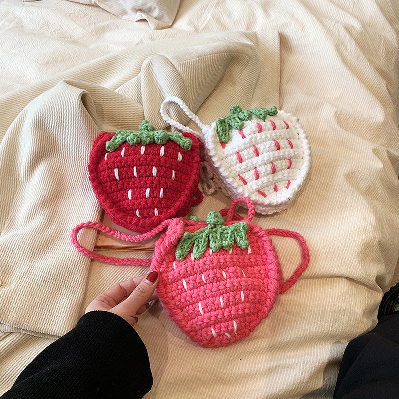 Sac de corps en laine de laine pour enfants fait main