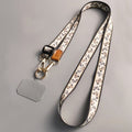 Téléphone portable Lanyard Crossbody Bag Solid Color Long Braces Détachable Multi-usage Strap