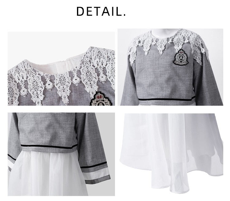 Filles Fashion Loose Fit Top & Set de robe Deux pièces Outfit - Printemps