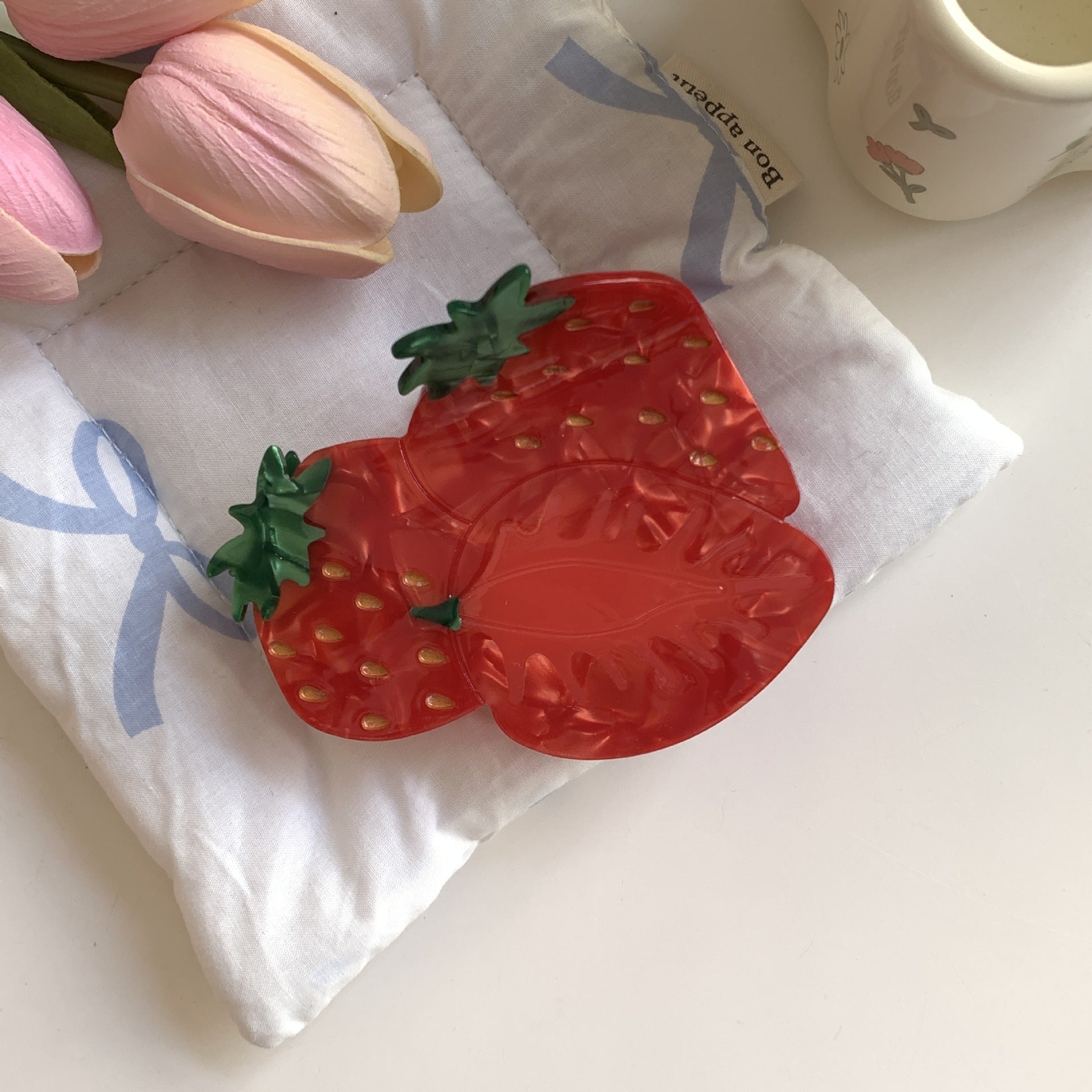 Poignée de fruits Accessoires pour cheveux acétate minoritaire