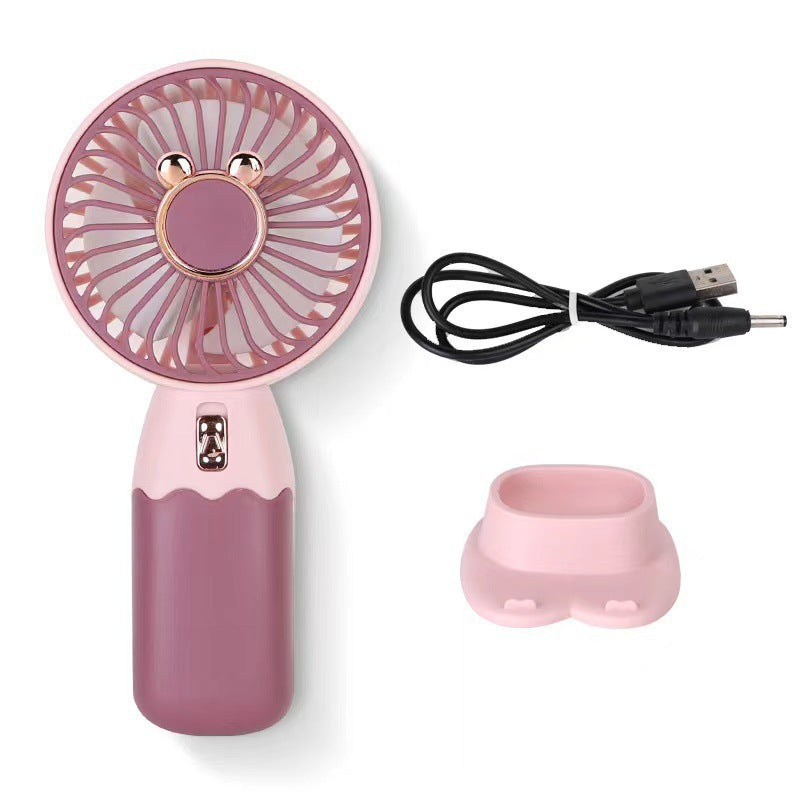 Mini ventilateur portable portatif de recharge USB pour usage domestique