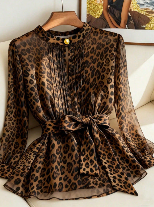 Blouse d'alourdissement pour femmes à la mode européenne et américaine