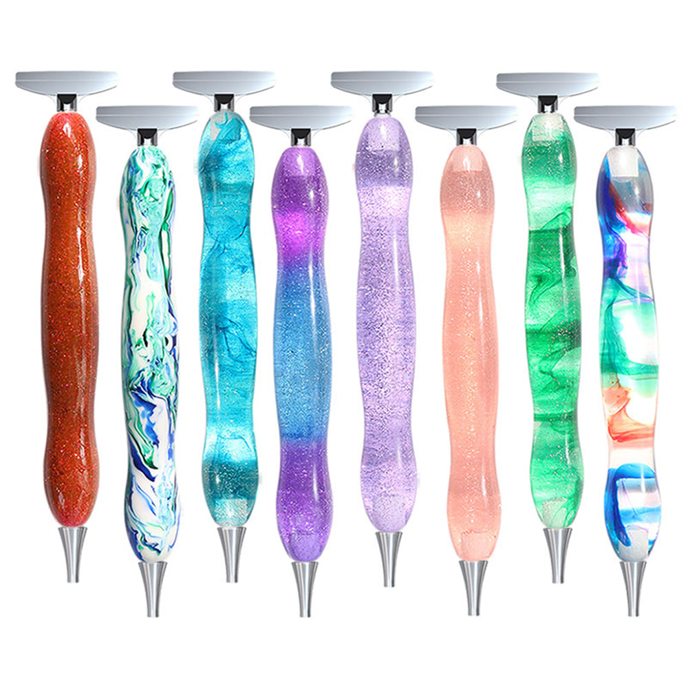 Ensemble d'outils de peinture diamant alliage tête de stylo bricolage