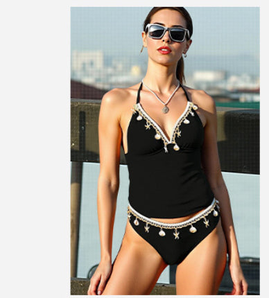 Maillot de bain deux-pièces pour femmes de style européen et américain