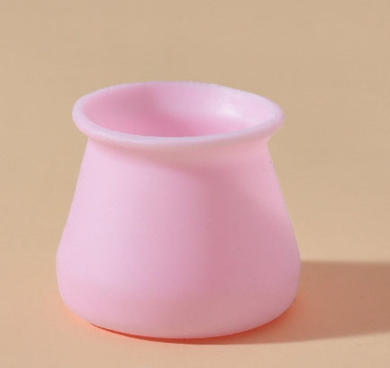 Silicone chaise ronde pied couverture rose