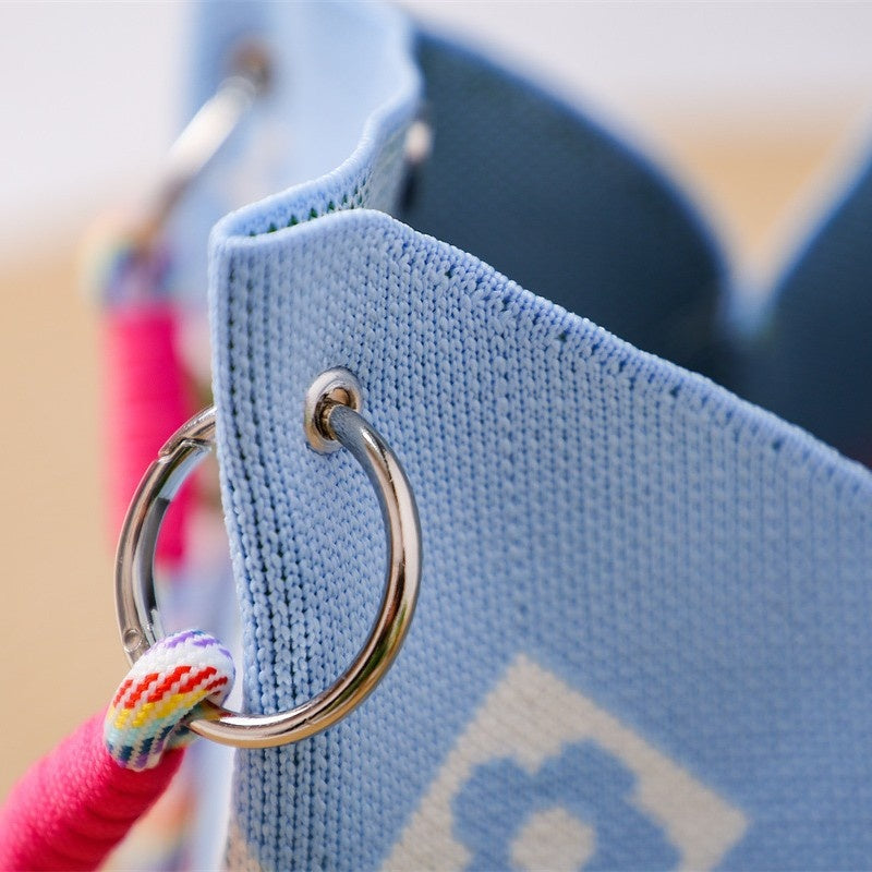Sac à dos tricoté Sac à main facile à transporter Style simple