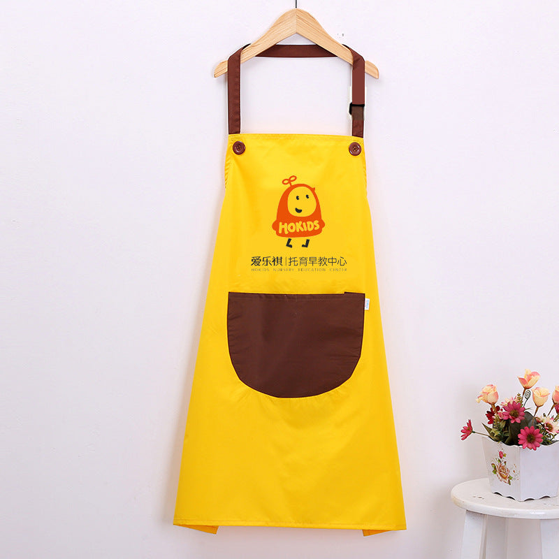 Peinture fille imperméable cuisine enfants Tablier