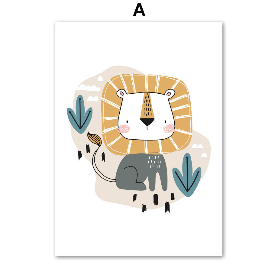 Affiches et imprimés scandinaves pour décoration de chambre