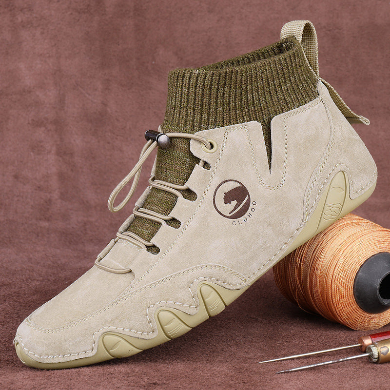 Bottes Homme Octopus High-top Retro Plus Velvet Warm Martin