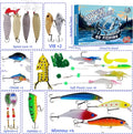 Calendrier de l'Avent de Noël Ensemble d'équipement de pêche