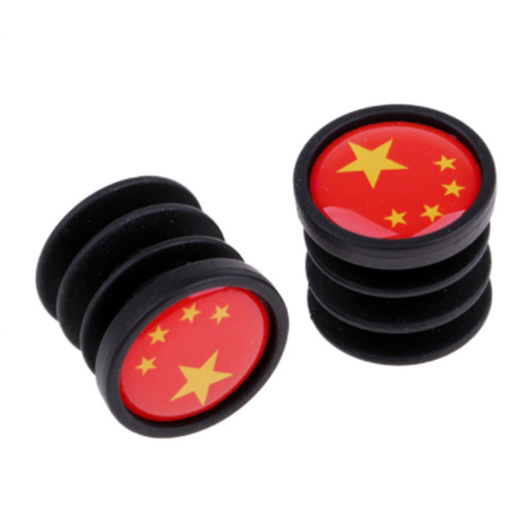 Mountain Road Bike Handlebar Crystal End Caps