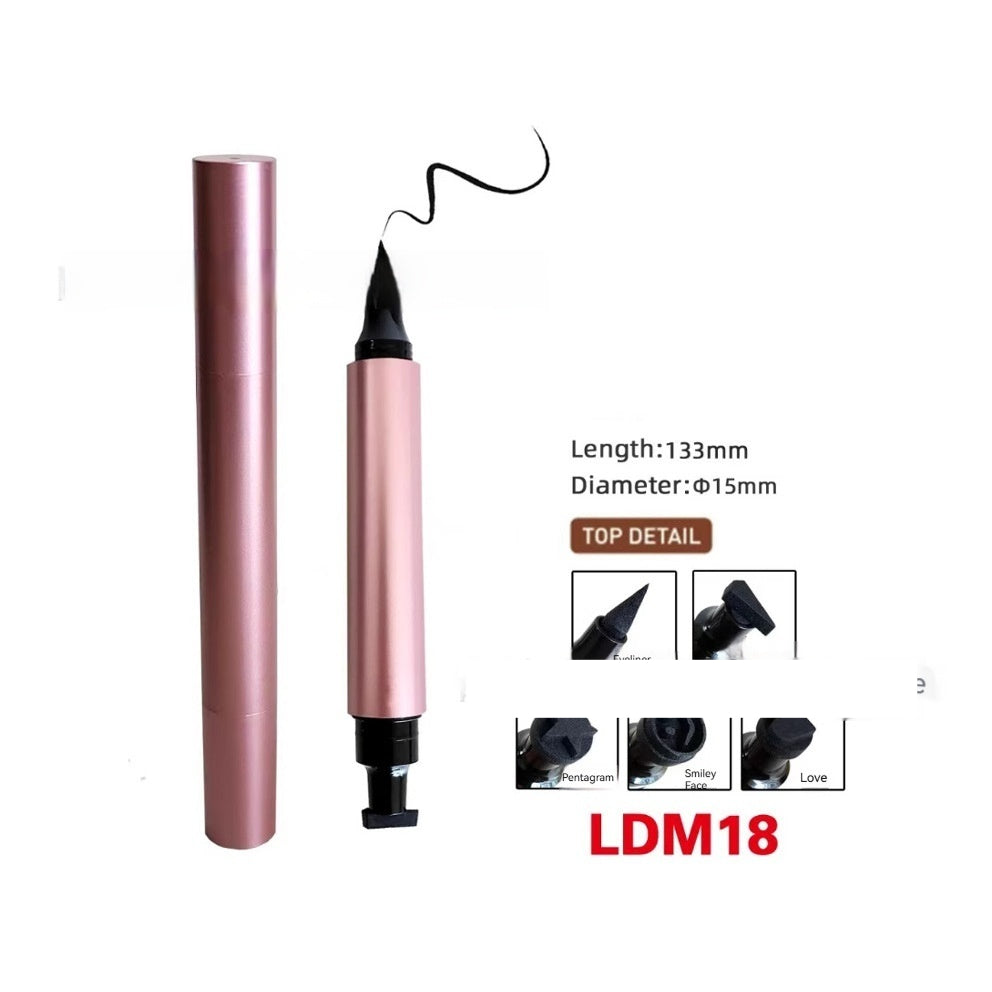 Neutre sans logo Seal Liquid Eyeliner Face Stars Photo de coeur